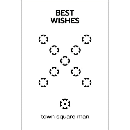 town square man wish card