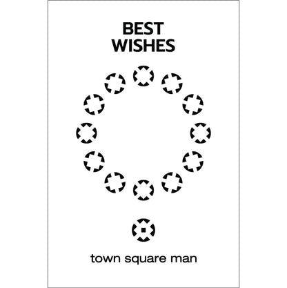 town square man wish card