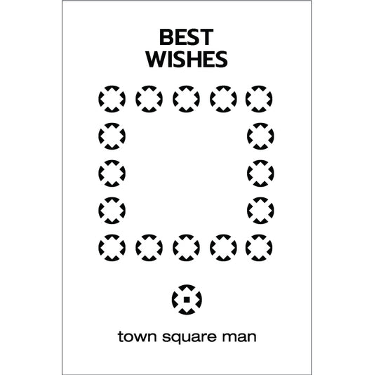 town square man wish card